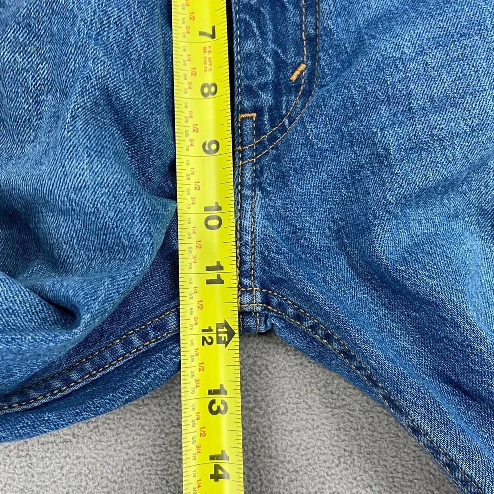 Levi's 505 Jeans Mens 34x32 Blue Denim Medium Wash Red Tab Mid Rise Straight Leg